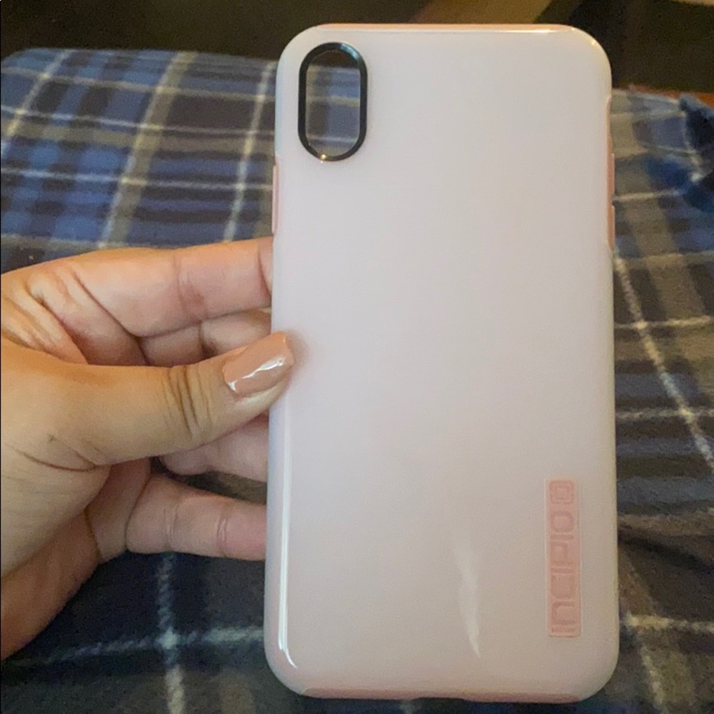 Baby pink incipio case for iPhone XS Max